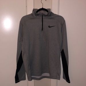 Nike Gray Quarterzip